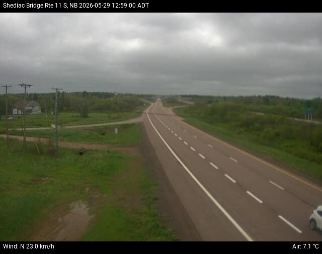 Web Cam image of Shediac Bridge (NB Highway 11)