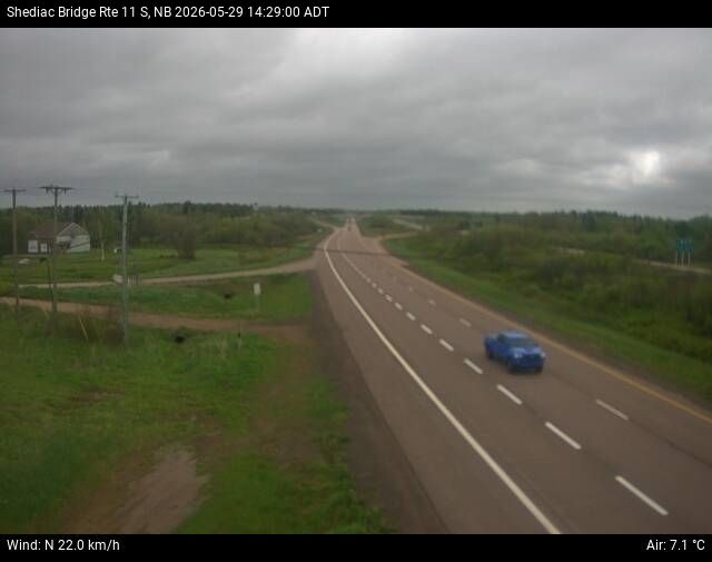 Web Cam image of Shediac Bridge (NB Highway 11)