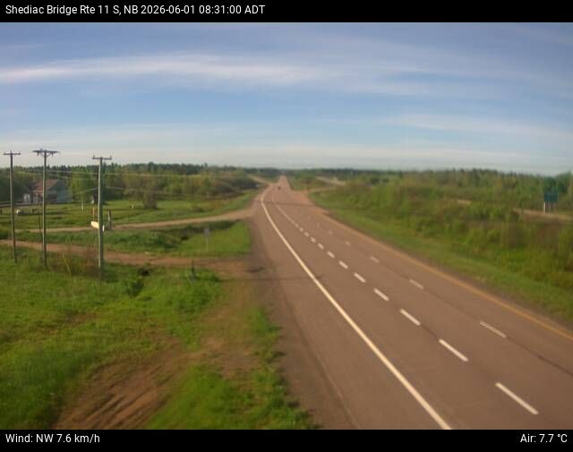 Web Cam image of Shediac Bridge (NB Highway 11)