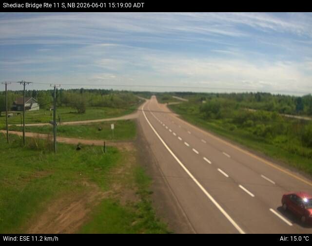 Web Cam image of Shediac Bridge (NB Highway 11)