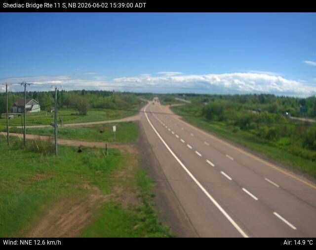 Web Cam image of Shediac Bridge (NB Highway 11)