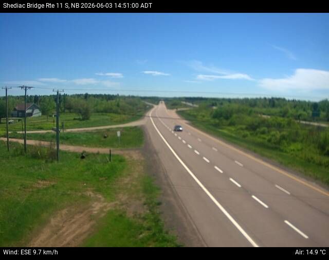 Web Cam image of Shediac Bridge (NB Highway 11)