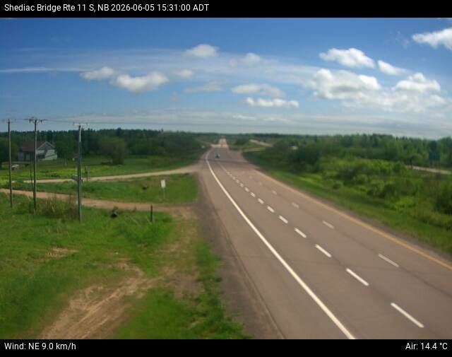 Web Cam image of Shediac Bridge (NB Highway 11)