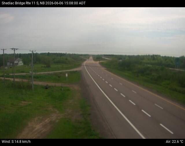 Web Cam image of Shediac Bridge (NB Highway 11)