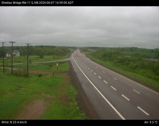 Web Cam image of Shediac Bridge (NB Highway 11)