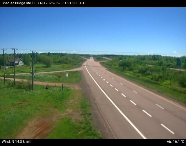 Web Cam image of Shediac Bridge (NB Highway 11)