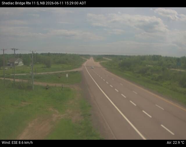 Web Cam image of Shediac Bridge (NB Highway 11)