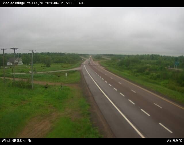 Web Cam image of Shediac Bridge (NB Highway 11)