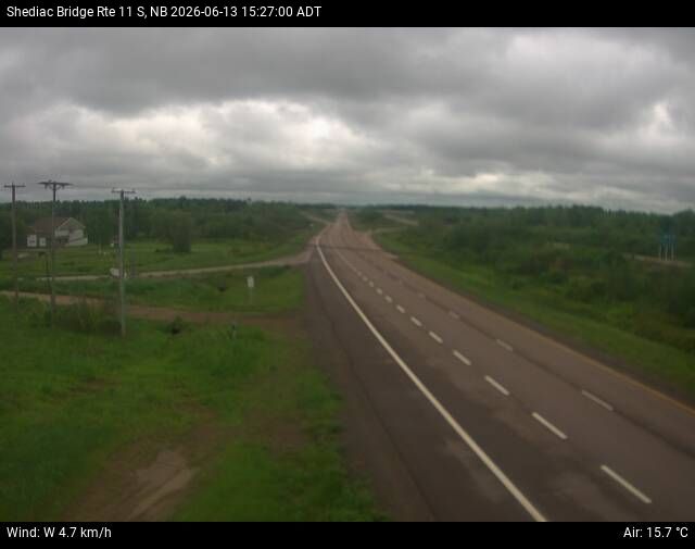 Web Cam image of Shediac Bridge (NB Highway 11)