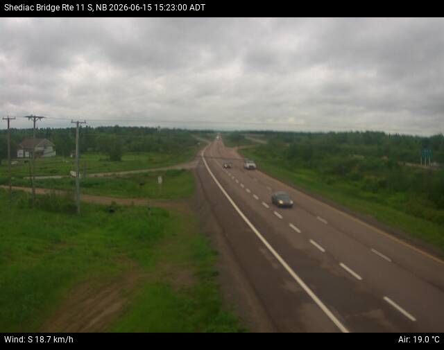 Web Cam image of Shediac Bridge (NB Highway 11)