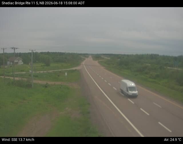 Web Cam image of Shediac Bridge (NB Highway 11)