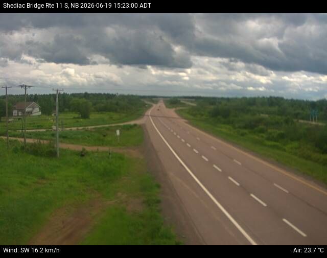 Web Cam image of Shediac Bridge (NB Highway 11)