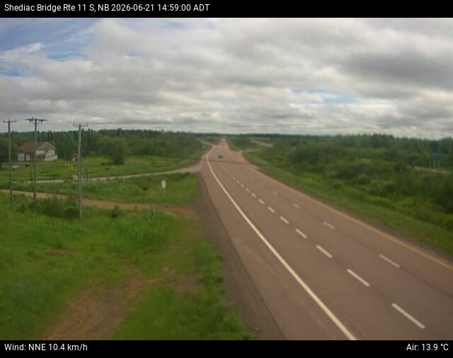 Web Cam image of Shediac Bridge (NB Highway 11)