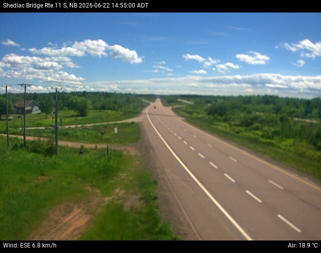 Web Cam image of Shediac Bridge (NB Highway 11)