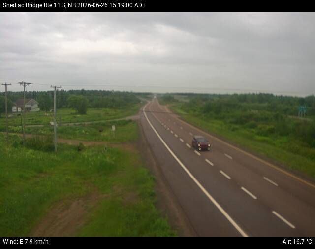 Web Cam image of Shediac Bridge (NB Highway 11)