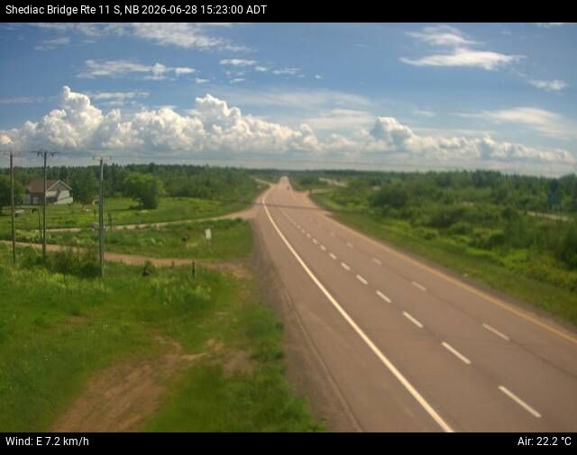 Web Cam image of Shediac Bridge (NB Highway 11)
