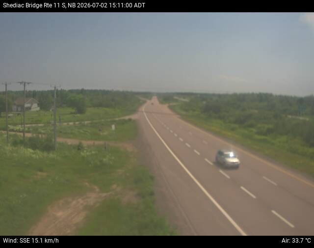 Web Cam image of Shediac Bridge (NB Highway 11)