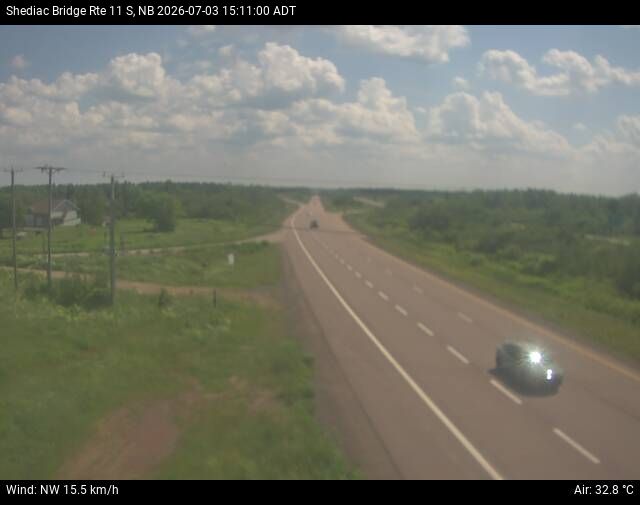 Web Cam image of Shediac Bridge (NB Highway 11)