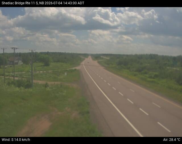 Web Cam image of Shediac Bridge (NB Highway 11)