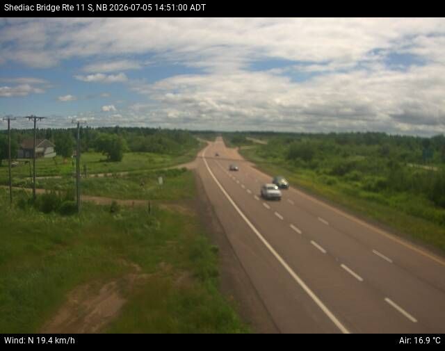 Web Cam image of Shediac Bridge (NB Highway 11)