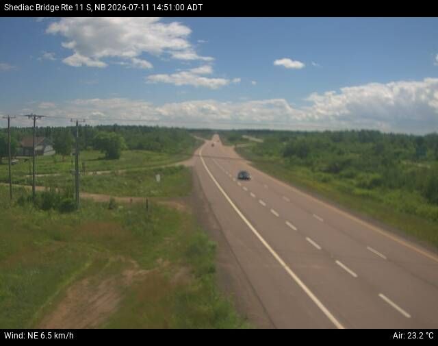 Web Cam image of Shediac Bridge (NB Highway 11)