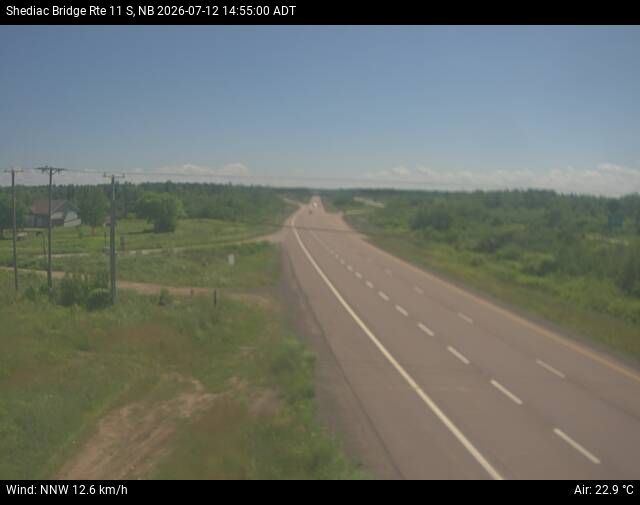Web Cam image of Shediac Bridge (NB Highway 11)