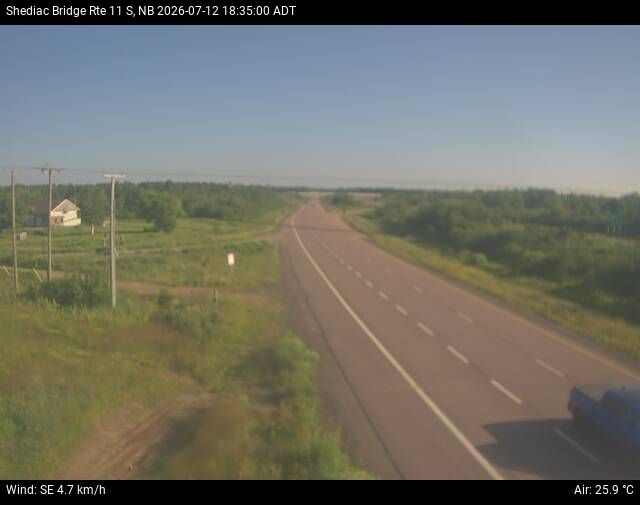 Web Cam image of Shediac Bridge (NB Highway 11)