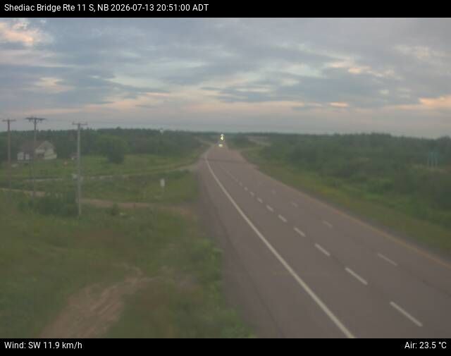 Web Cam image of Shediac Bridge (NB Highway 11)