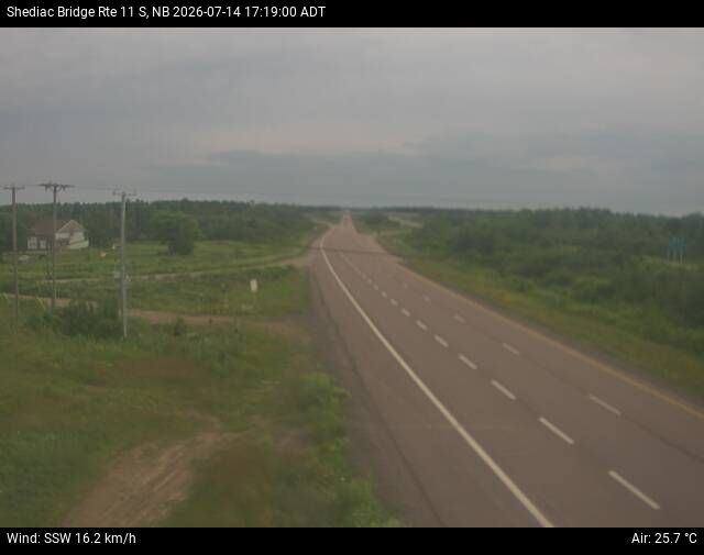 Web Cam image of Shediac Bridge (NB Highway 11)