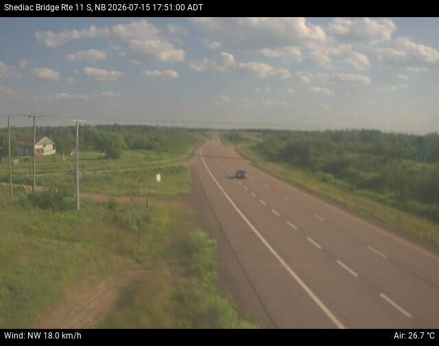 Web Cam image of Shediac Bridge (NB Highway 11)