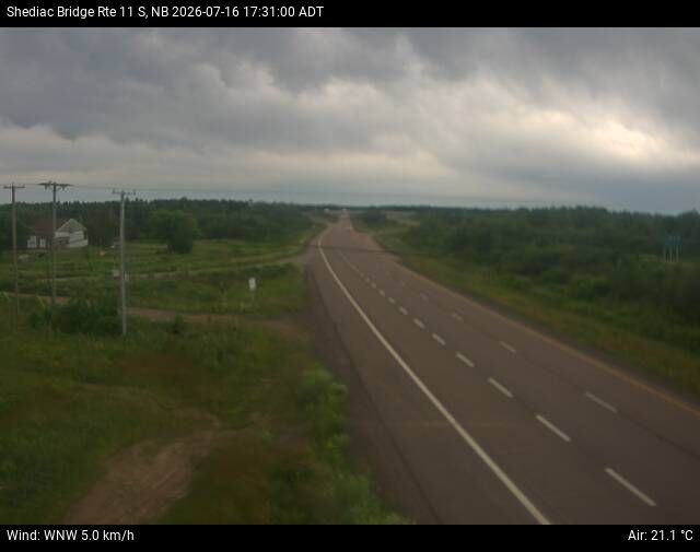 Web Cam image of Shediac Bridge (NB Highway 11)