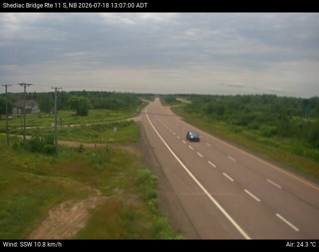 Web Cam image of Shediac Bridge (NB Highway 11)
