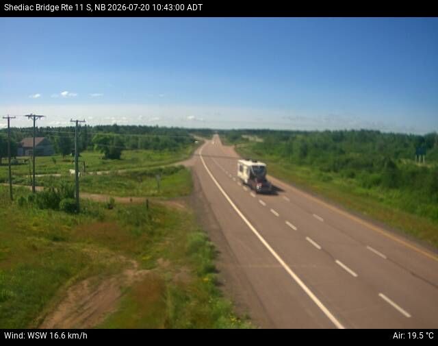 Web Cam image of Shediac Bridge (NB Highway 11)