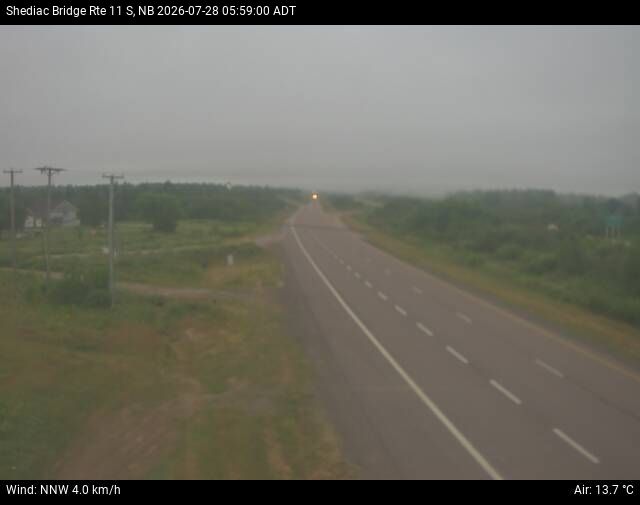 Web Cam image of Shediac Bridge (NB Highway 11)