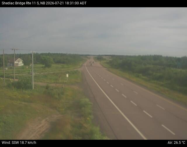 Web Cam image of Shediac Bridge (NB Highway 11)