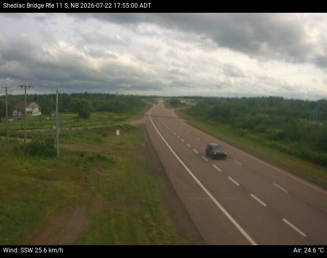 Web Cam image of Shediac Bridge (NB Highway 11)