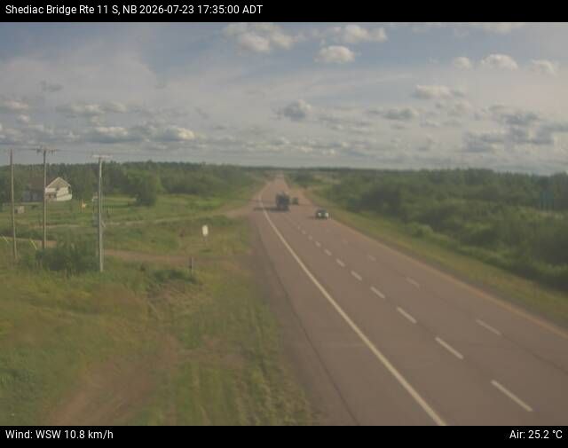 Web Cam image of Shediac Bridge (NB Highway 11)