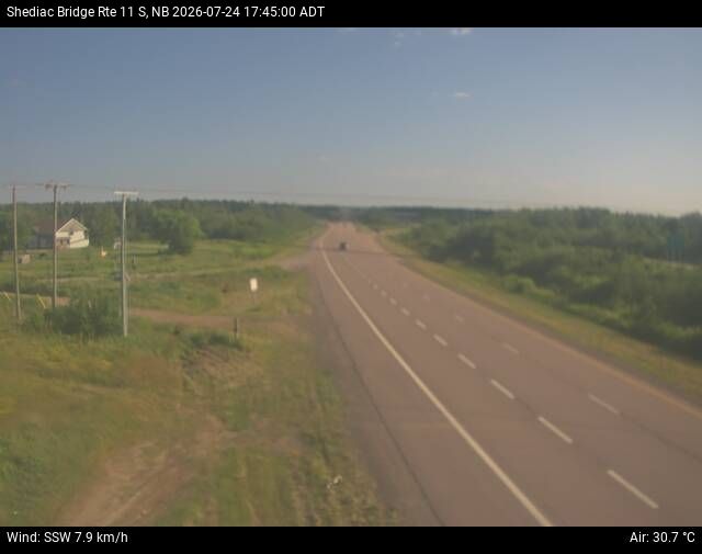 Web Cam image of Shediac Bridge (NB Highway 11)