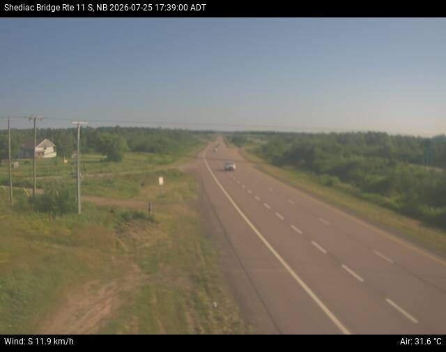 Web Cam image of Shediac Bridge (NB Highway 11)