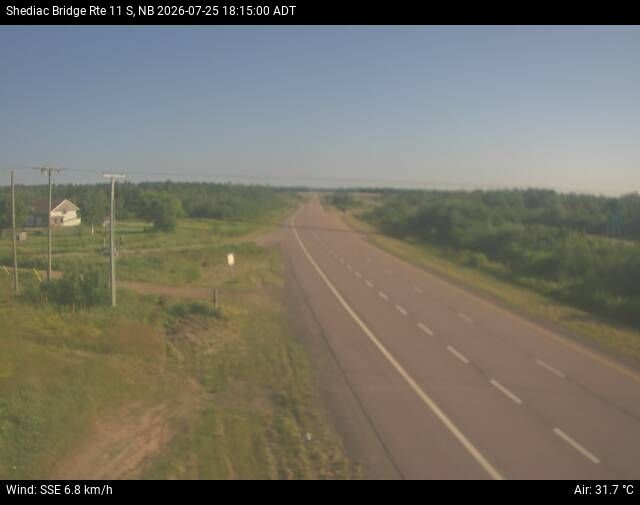 Web Cam image of Shediac Bridge (NB Highway 11)