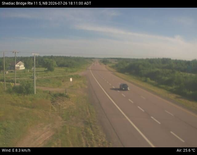 Web Cam image of Shediac Bridge (NB Highway 11)