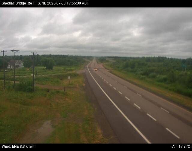 Web Cam image of Shediac Bridge (NB Highway 11)