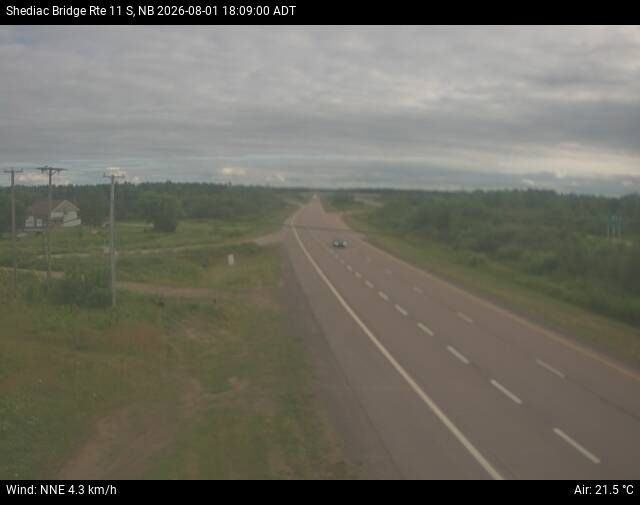 Web Cam image of Shediac Bridge (NB Highway 11)