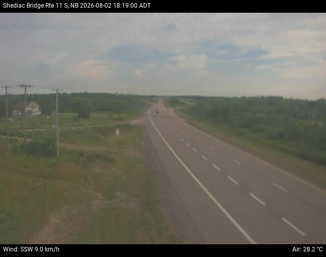 Web Cam image of Shediac Bridge (NB Highway 11)