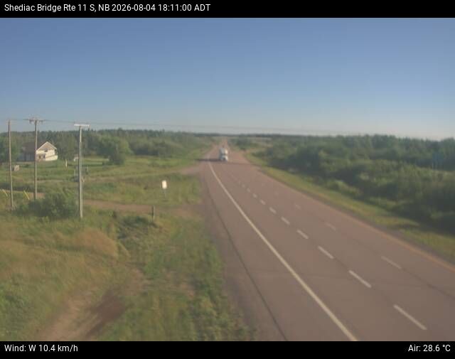 Web Cam image of Shediac Bridge (NB Highway 11)
