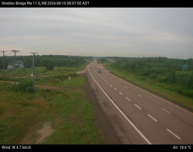 Web Cam image of Shediac Bridge (NB Highway 11)