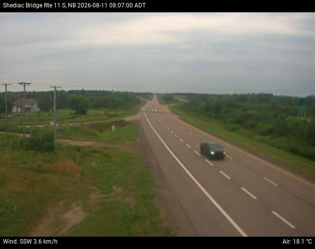 Web Cam image of Shediac Bridge (NB Highway 11)