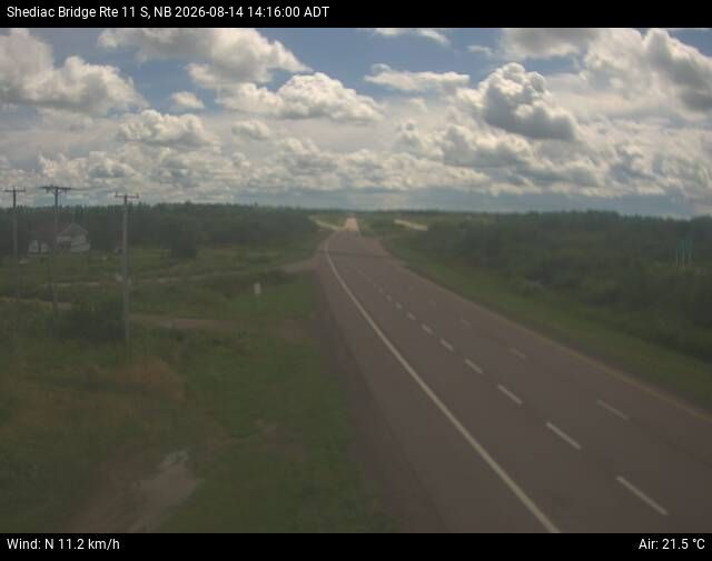 Web Cam image of Shediac Bridge (NB Highway 11)