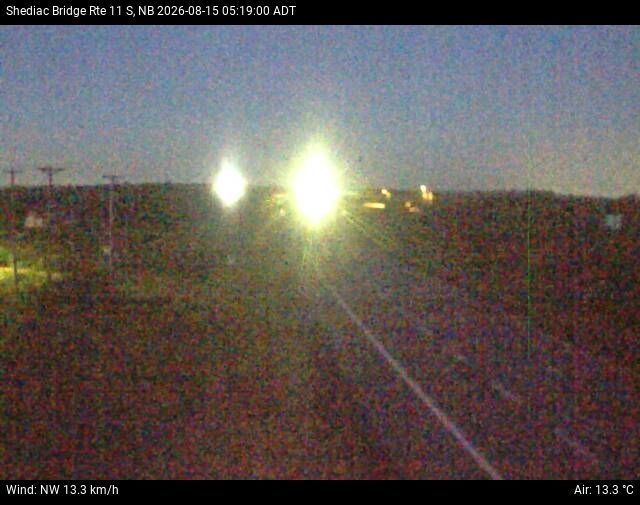Web Cam image of Shediac Bridge (NB Highway 11)