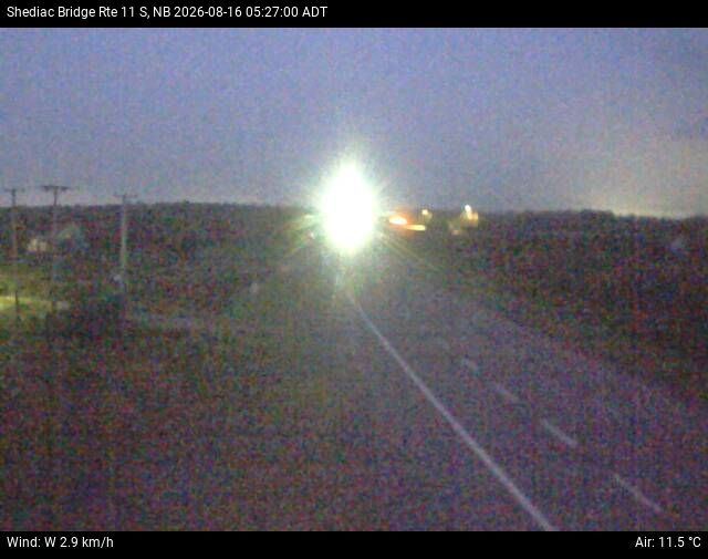 Web Cam image of Shediac Bridge (NB Highway 11)